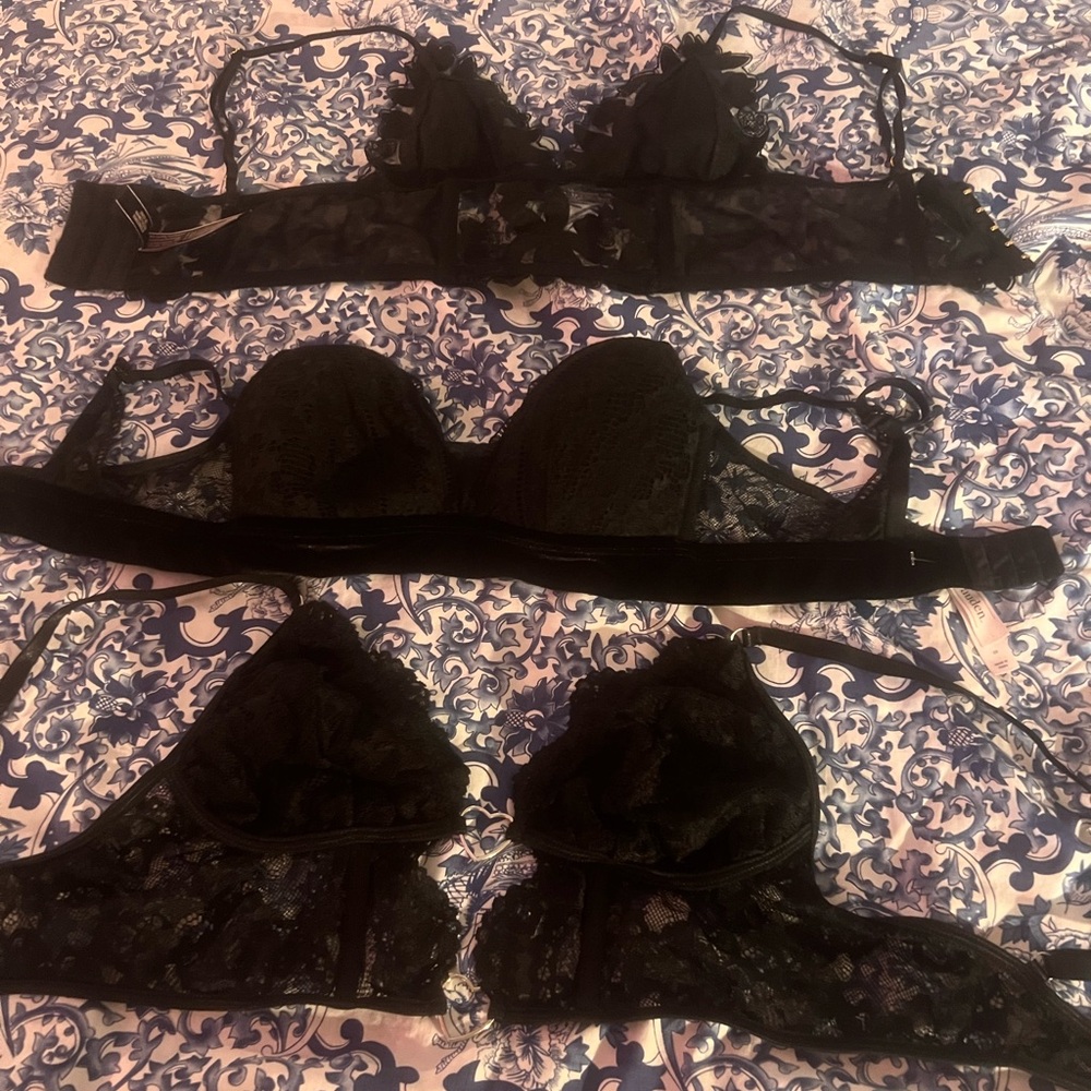 Victoria's Secret Black Lace Bra